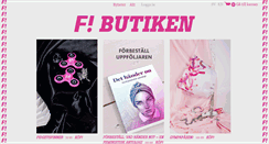 Desktop Screenshot of butik.feministisktinitiativ.se