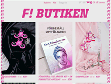 Tablet Screenshot of butik.feministisktinitiativ.se